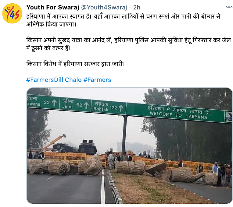 ‘Delhi Chalo’: Rahul, Kejriwal Condemn Police Force on Farmers
