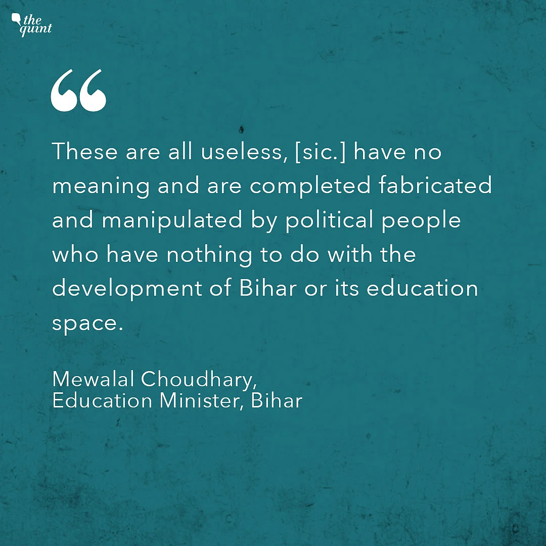 Why Bihar’s New Education Minister Mewalal Was Forced to Resign