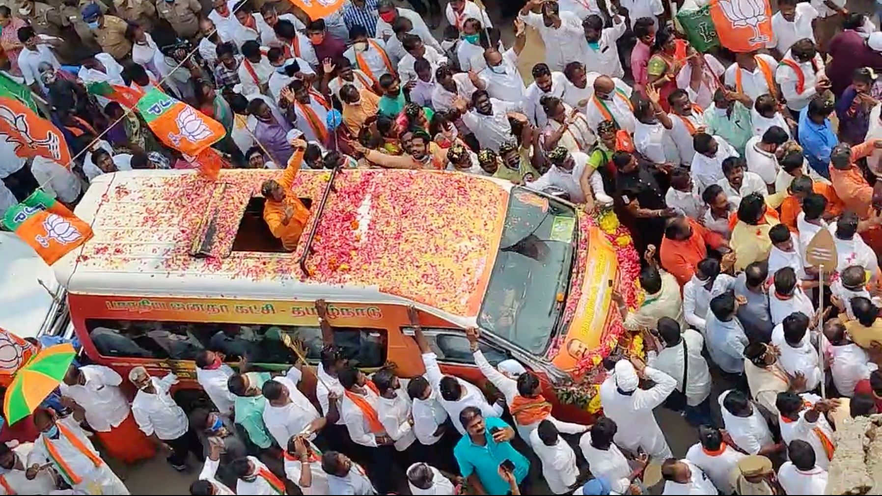 The yatra is intended to resume from Vadivudai Amman temple in Tiruvottriyur, Chennai.