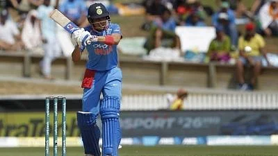 Indian batsman Shubman Gill in action during India’s tour of New Zealand (Photo: Surjeet Yadav/IANS)
