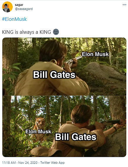 Elon Musk Overtakes Bill Gates as 2nd Richest, Twitter Reacts