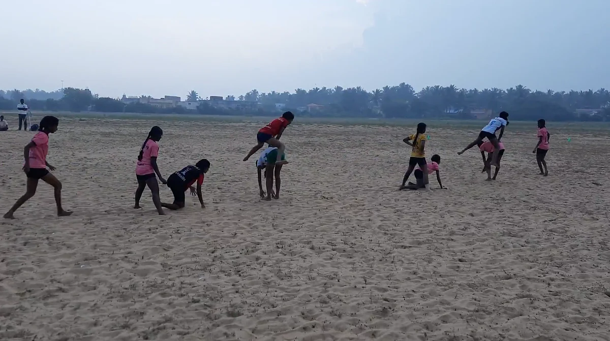 Sathish wants to secure their education by training the girls so that they can get into a good college through sports quota.
