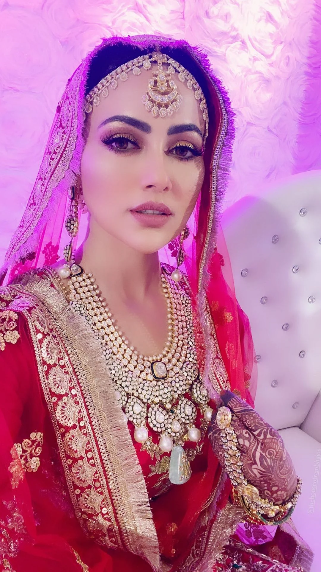 Ex-Bigg Boss Contestant Sana Khan Shares Photos From Her Wedding