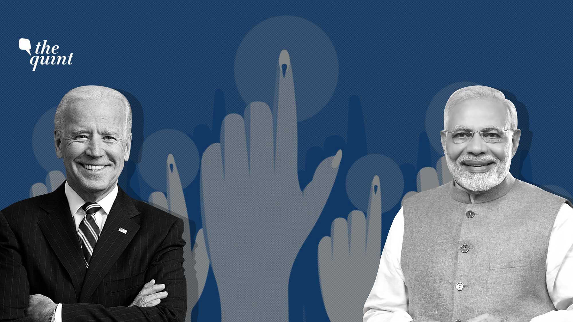Understanding how Joe Biden, US President and Narendra Modi, Prime Minister of India came into power in their respective democracies.&nbsp;