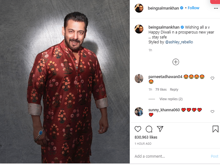 Celebs share a glimpse of their Diwali.