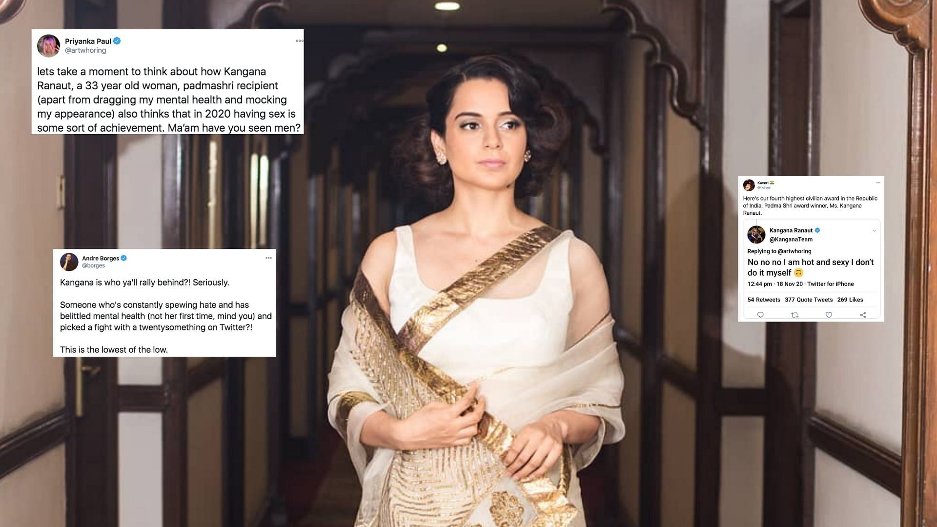 Kangana Ranaut called out for her remarks on mental health.
