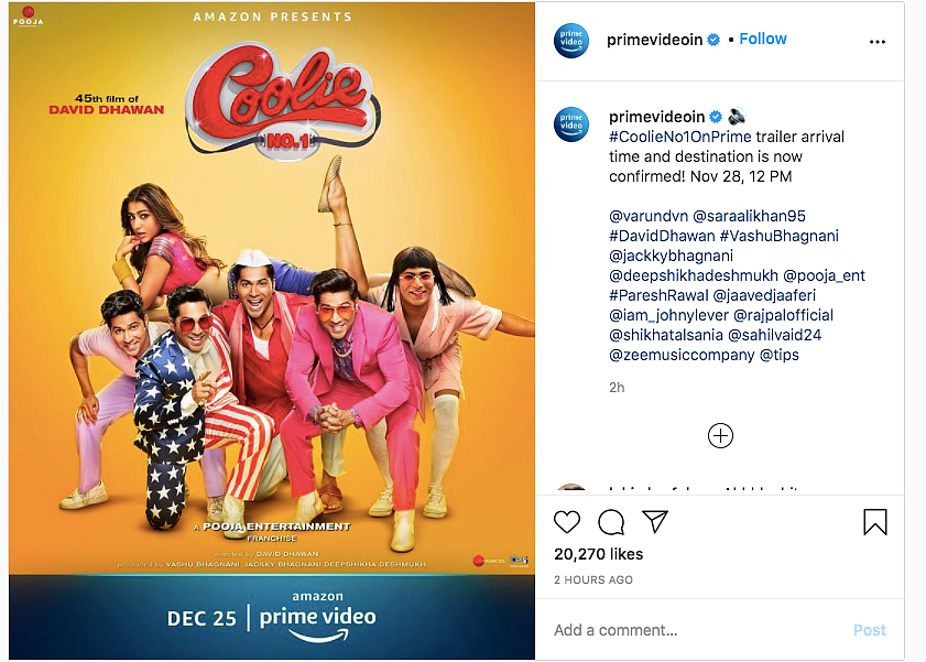 New 'Coolie No 1' Poster Shows Five Avatars of Varun Dhawan