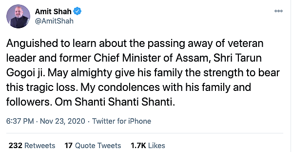 ‘Veteran Leader, Teacher’: Modi, Rahul Pay Tributes to Tarun Gogoi