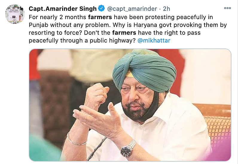 ‘Delhi Chalo’: Rahul, Kejriwal Condemn Police Force on Farmers