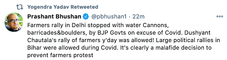‘Delhi Chalo’: Rahul, Kejriwal Condemn Police Force on Farmers