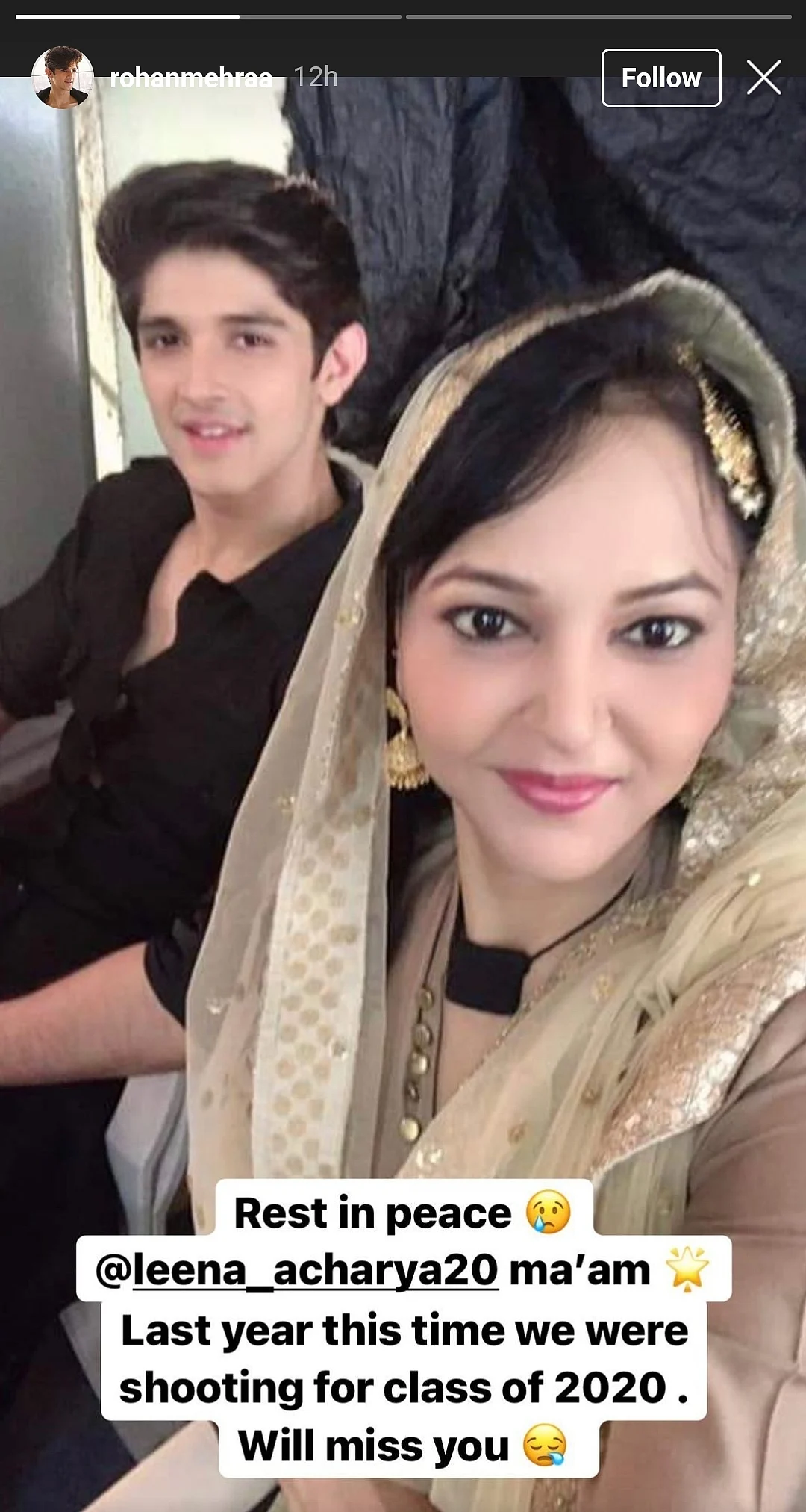 'Class of 2020' Actor Leena Acharya Passes Away