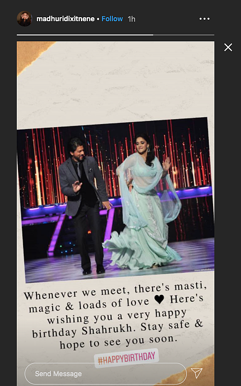 Keep Soaring: Madhuri, Kareena, Ayushmann Wish SRK on His B'Day