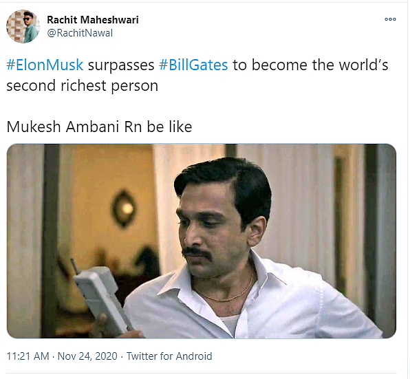 Elon Musk Overtakes Bill Gates as 2nd Richest, Twitter Reacts