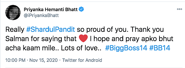 'BB14': Shardul Pandit Evicted; Salman Calls Him an 'Inspiration'