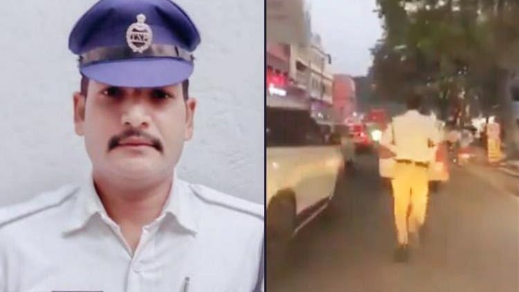 Traffic Cop Babji became an internet sensation through his kind act.&nbsp;