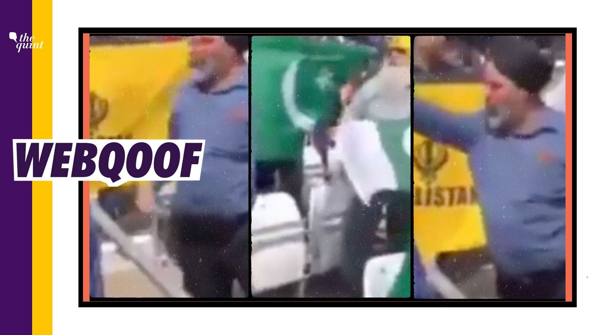 The video is from 2019 when a few Sikh men raised pro-Pakistan and pro-Khalistan. slogans during the ICC World Cup.&nbsp;