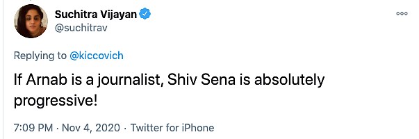 ‘Progressive’ Shiv Sena? NYT Gets Flak for Arnab Tweet, Deletes It