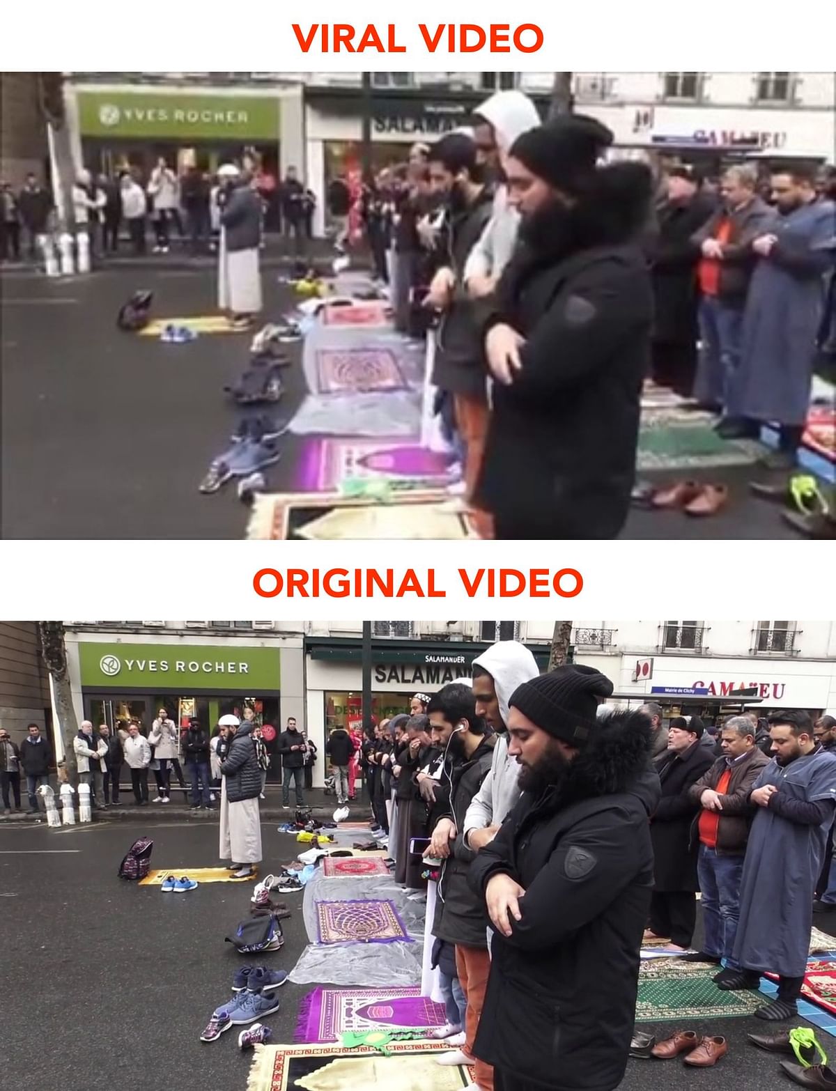 Tidak, Video Muslim Berdoa di Prancis Ini Bukan Terbaru