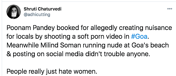Soman Praised, Poonam Pandey Booked: Twitter Calls Out Hypocrisy