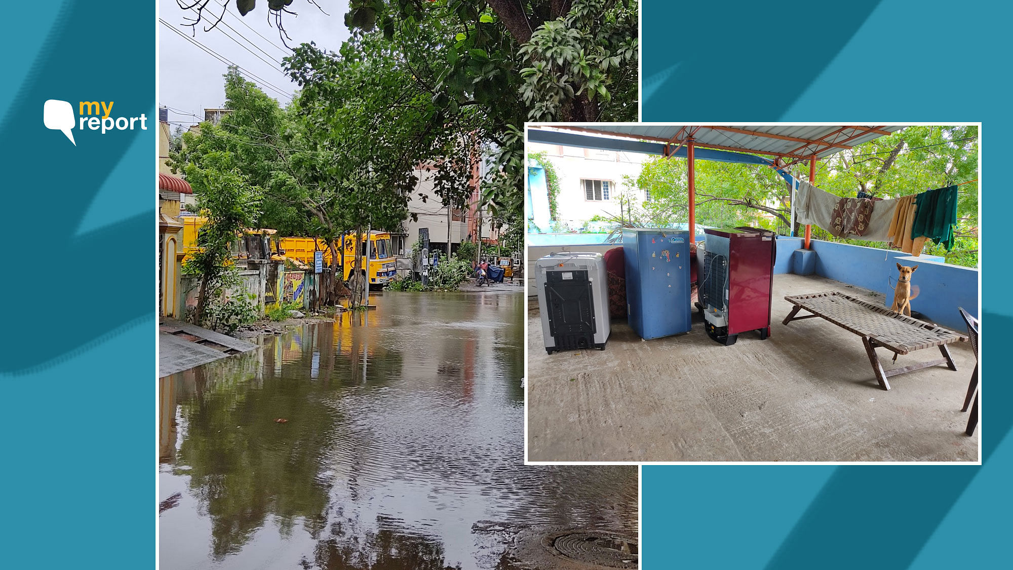 Heavy rainfall caused by Cyclone Nivar led to flooding in Chennai.
