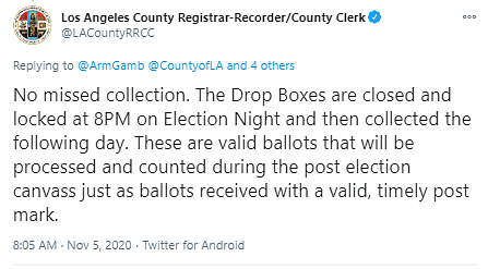 A video of mail-in ballots being collected is being falsely shared as alleged voter fraud, without the full context.