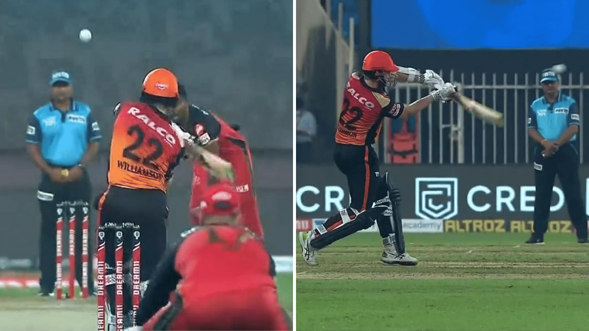 A chest-high ball to Kane Williamson by Isuru Udana was not called a no-ball