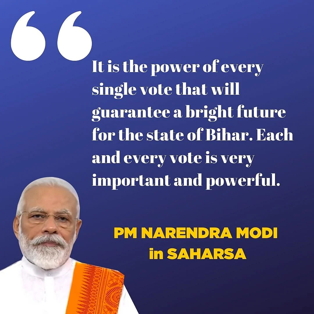 Bihar Can’t Forget ‘Jungle Raj’, NDA to be Re-Elected: PM Modi
