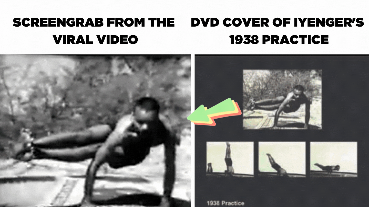 Clip of BKS Iyenger From 1938 Viral as ‘PM Modi Practicing Yoga’