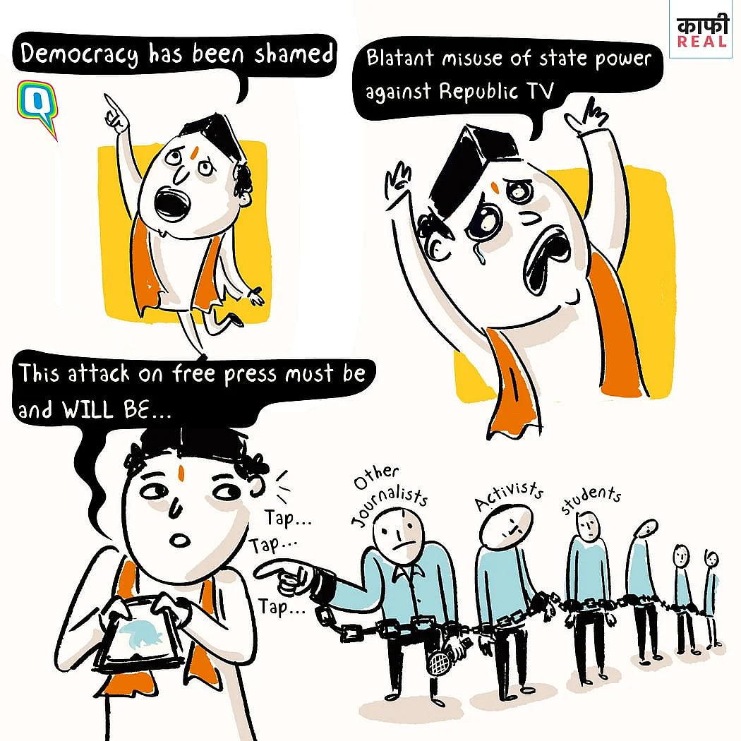 Netas Ain’t Pals Arnab, You Got Played: Yet, Press Freedom Matters
