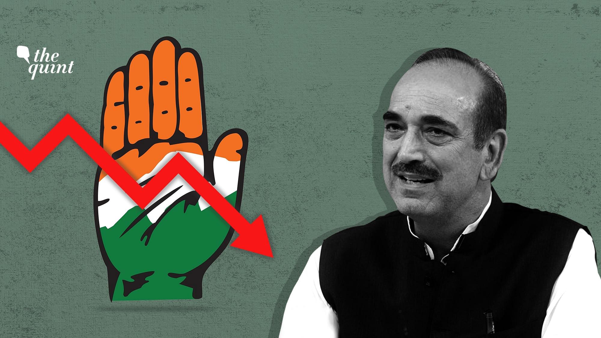 Azad said that elections must be held to leadership positions if the Congress were to be revived.&nbsp;