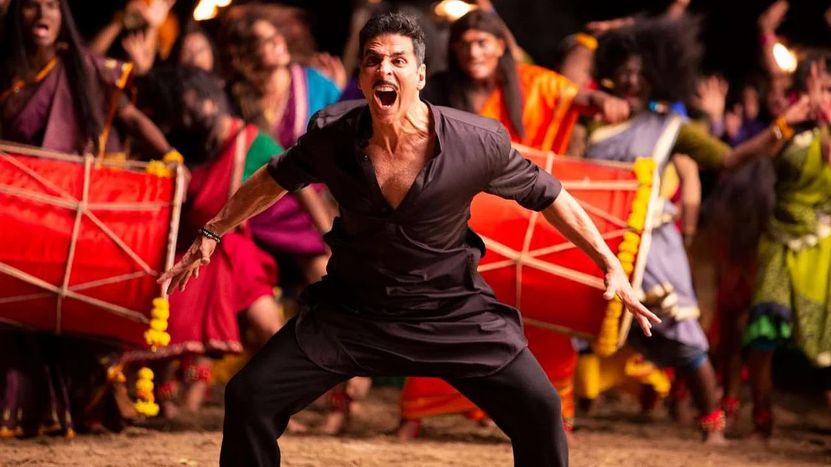 Akshay Kumar in a still from <i>Laxmii</i>.