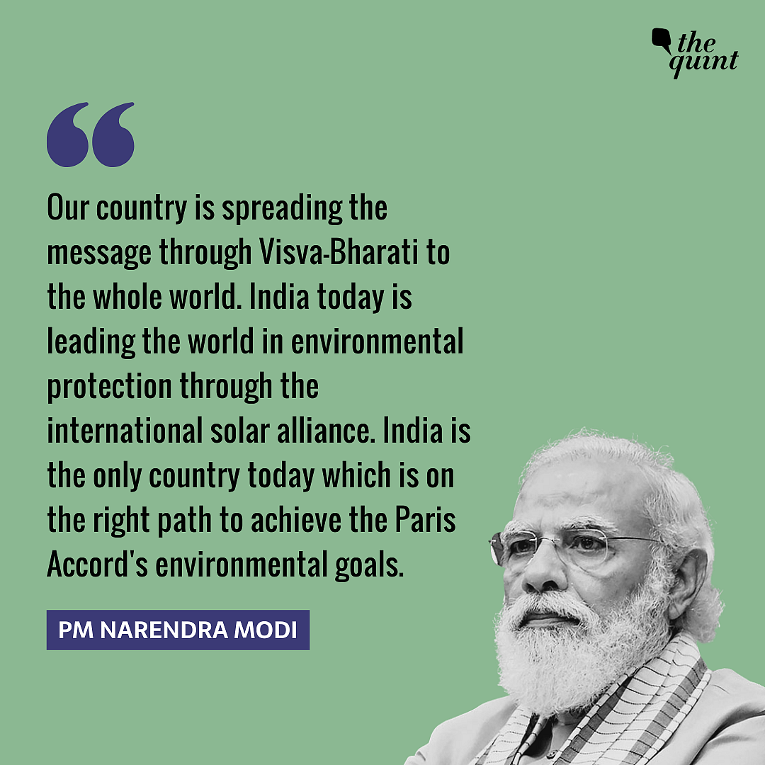 Visva Bharati an Image of Nationalist Sentiment: Modi at Uni