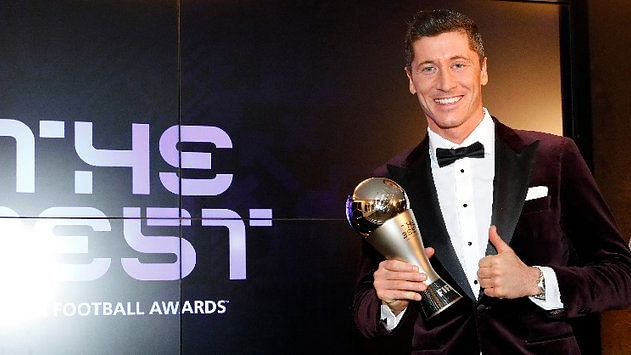 Bayern Munich and Poland striker Robert Lewandowski on Thursday beat Cristiano Ronaldo and Lionel Messi to win The Best FIFA Men’s Player award.