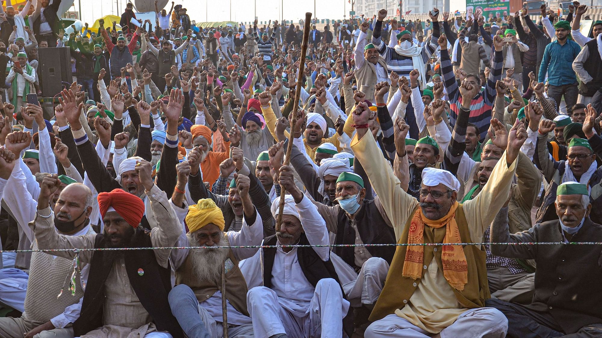 <div class="paragraphs"><p>Image of protesting farmers used for representation.</p></div>