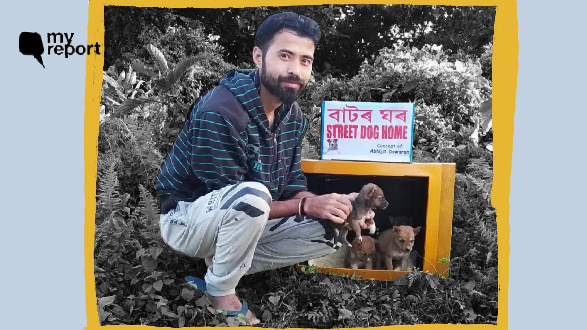  Abhijit Dowarah of Assam is turning old, discarded TV sets into kennels for street dogs in Sivasagar.
