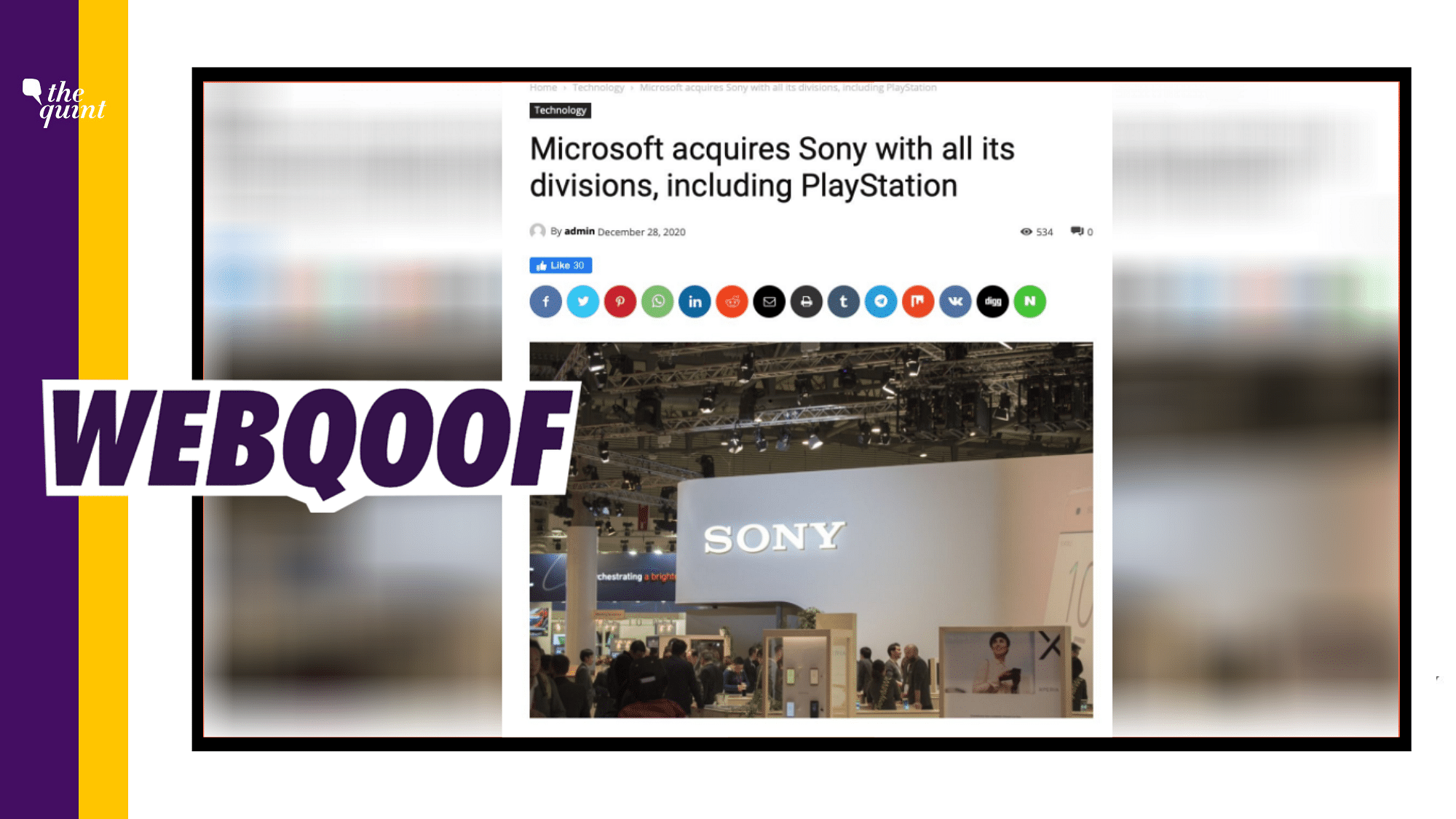 Fact-Check on Microsoft acquiring Sony | A viral post has gone viral that falsely claims that Microsoft has acquired Sony, with all its divisions, including PlayStation.&nbsp;