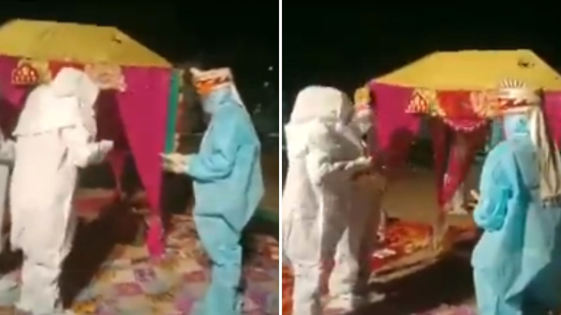 Rajasthan Couple Marries In PPE Kits After Bride Tests Positive