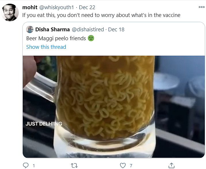 Another Bizarre Addition to 2020: 'Beer Maggi' at Delhi Restaurant
