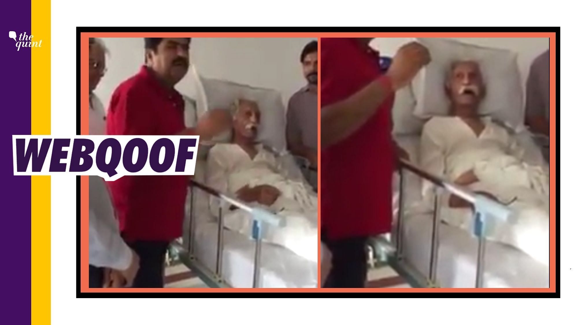 A video from last year was shared by several prominent personalities to claim that it showed the last moments of MDH owner, ‘Mahashay’ Dharampal Gulati.