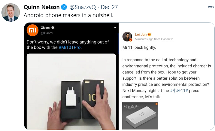 Xiaomi Mocks Apple for No Charger, Gets Trolled for Doing the Same
