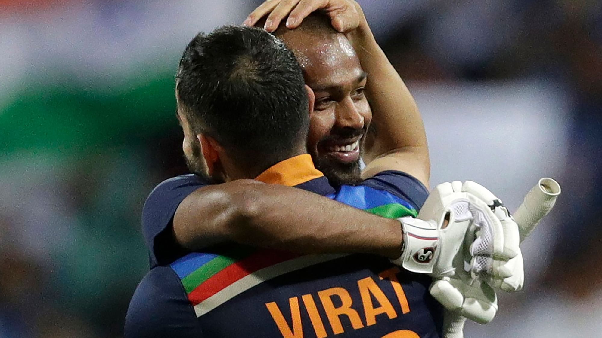 Virat Kohli was all praise for Hardik Pandya after the batter helped India win the T20I against Australia on Sunday.