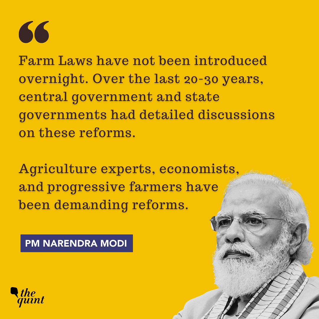 PM Modi will address the farmers of Madhya Pradesh over “beneficial provisions” of the new farm laws.