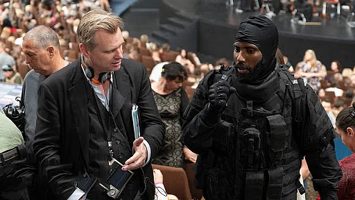 A still from the sets of <i>Tenet.</i>