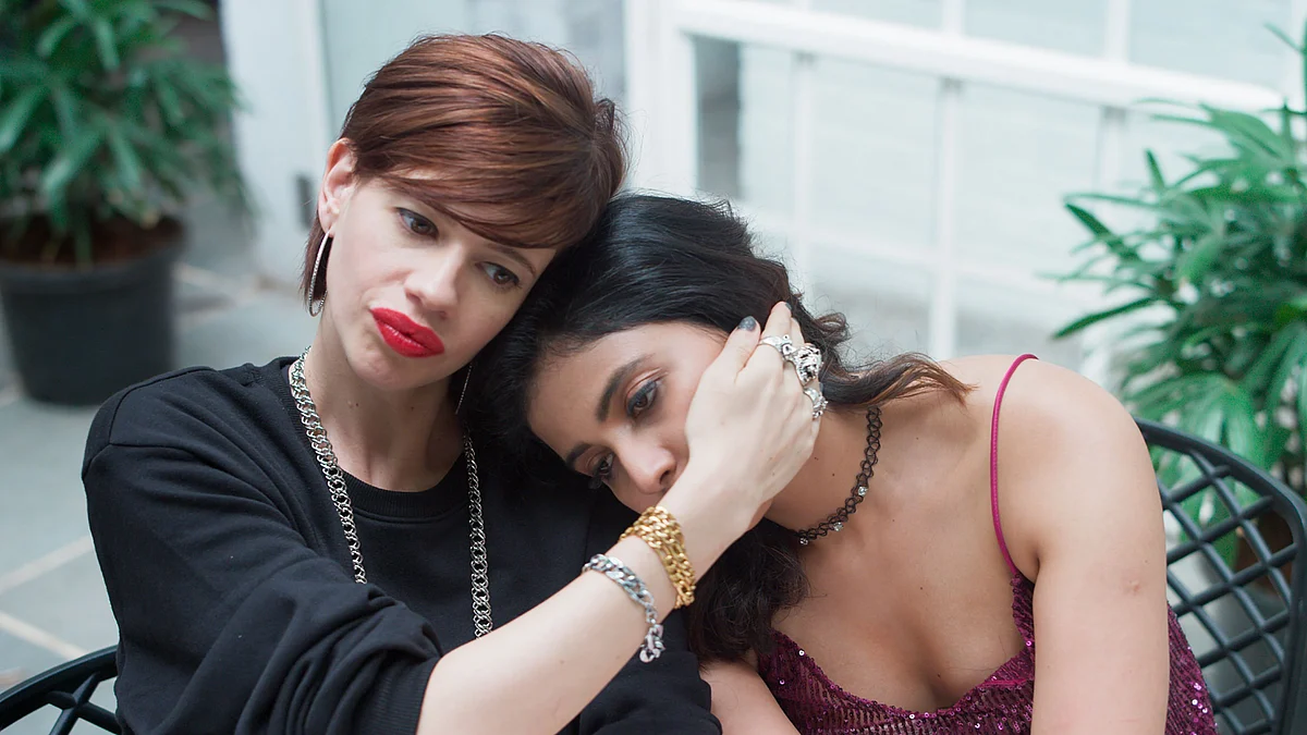 Kalki Koechlin and Anjali in <i>Love Panna Uttranum </i>from <i>Paava Kadhaigal.</i>