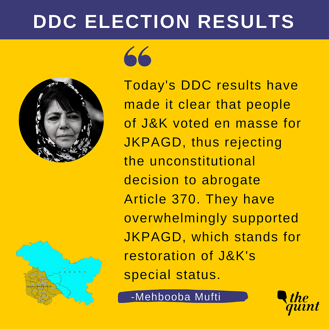 BJP Calls DDC Results ‘Affirmation’; ‘Hard-Earned Win’ Says Gupkar