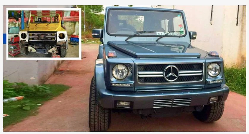 Image of Farmers With a Modified Car Viral as ‘Mercedes G-Wagon’