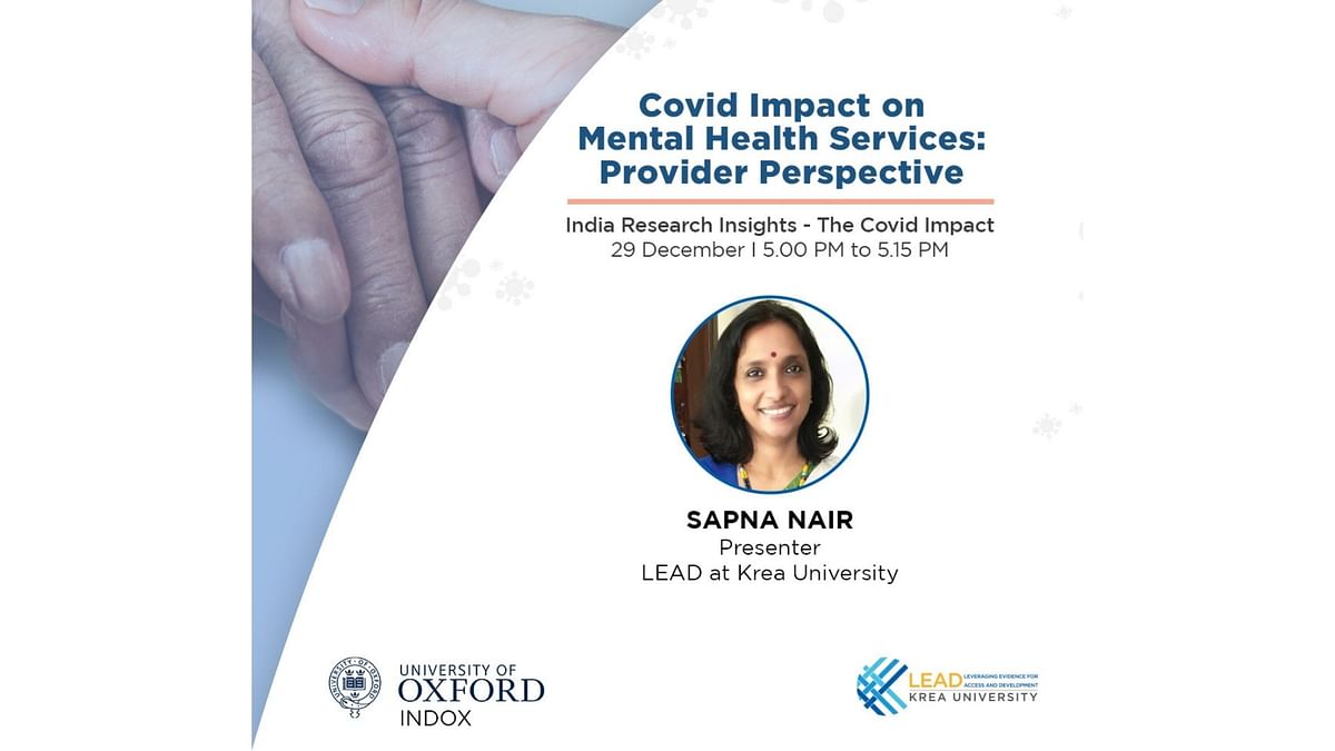 India-Oxford Initiative  and LEAD at Krea University present  ‘ India Research Insights – The COVID Impact’.