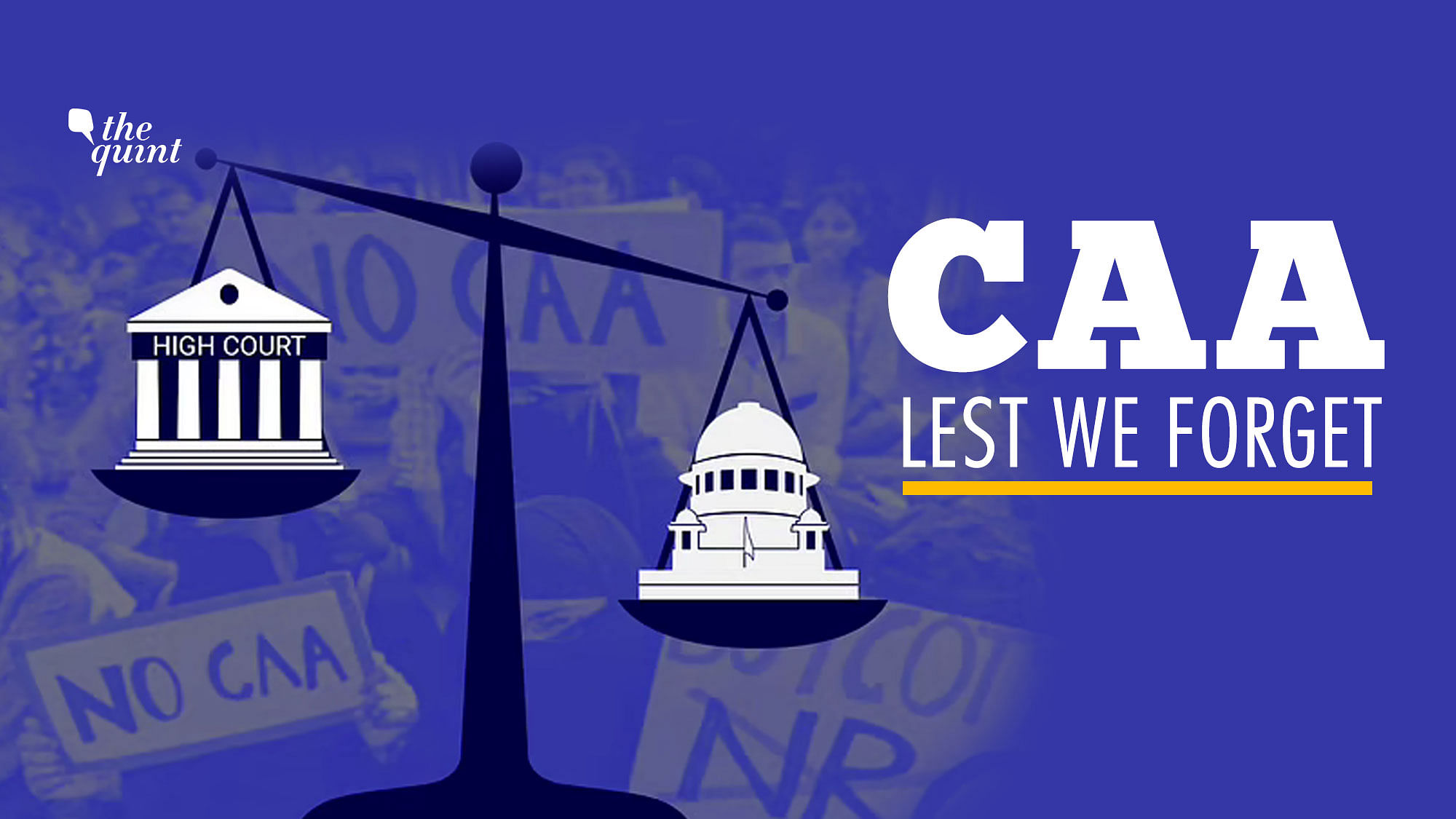 The reaction of the Supreme Court and the High Courts to anti-CAA protesters, was different in many ways, with the latter often taking a more humane, emphatic and proactive stance.