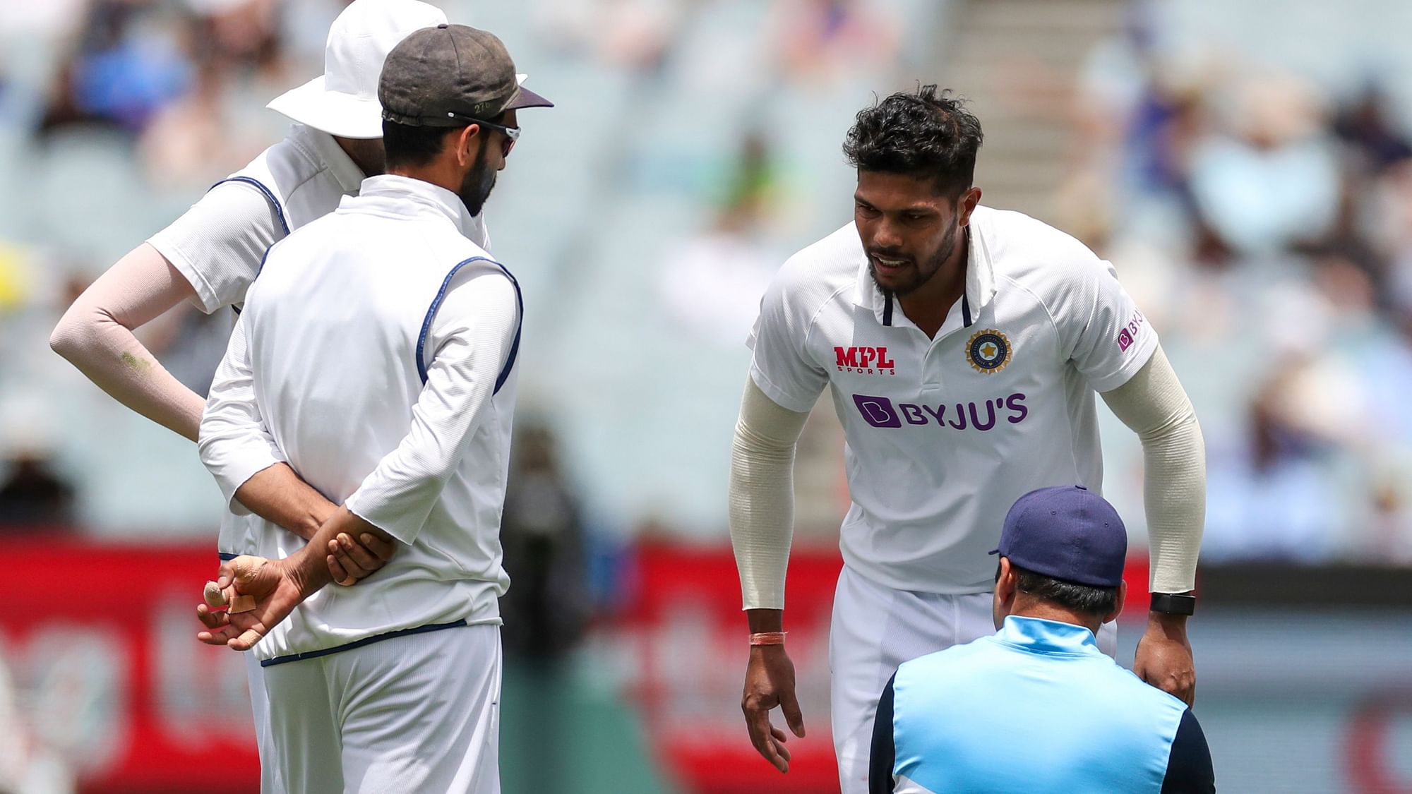 Umesh Yadav suffered a calf injury on Day 3 of the Boxing Day Test in Melbourne.&nbsp;