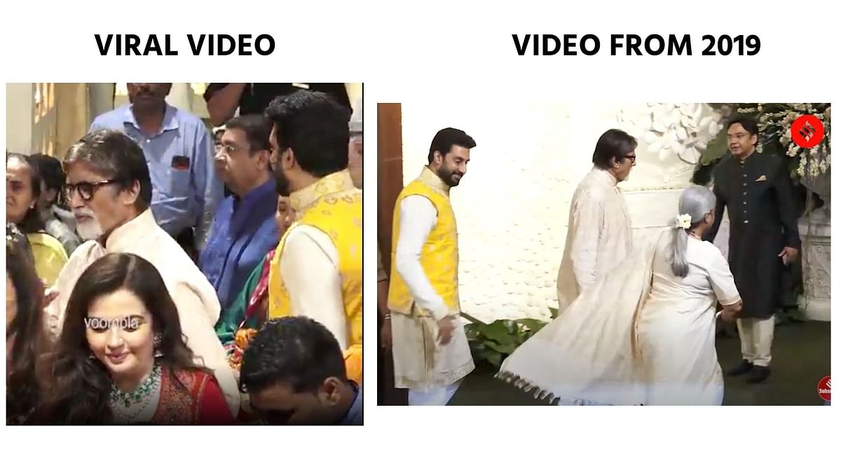 The video in circulation is from September 2019 and shows the Amabnis celebrating the festival of Ganesh Chaturthi.